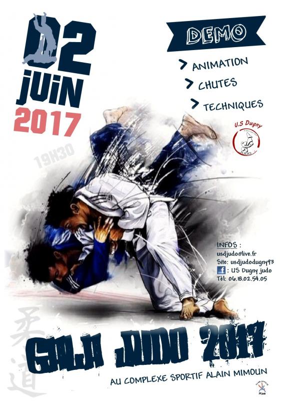 Affiche gala judo 2017